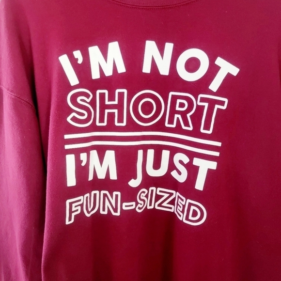 Wound Up Crew Neck Graphic Fun Print Women's Sweatshirt Size XXL (19) - Picture 2 of 5